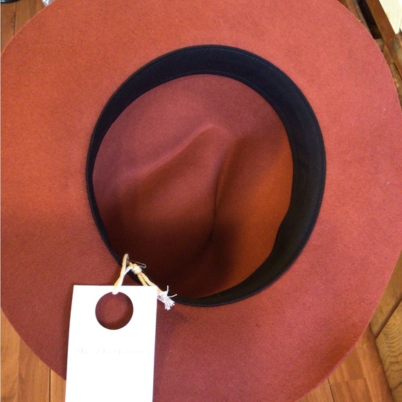 NEW.  ♥️Rare Wyeth rust wool velvet Panama hat - Picture 4 of 6